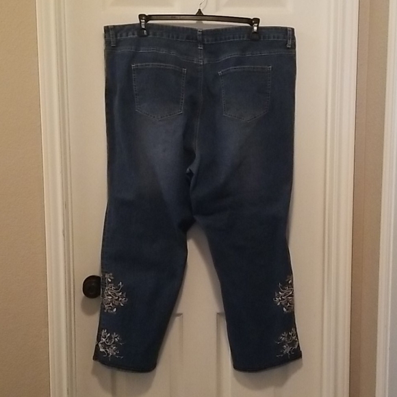 NWOT VSX Embroidered Jeans 24W - Picture 4 of 5